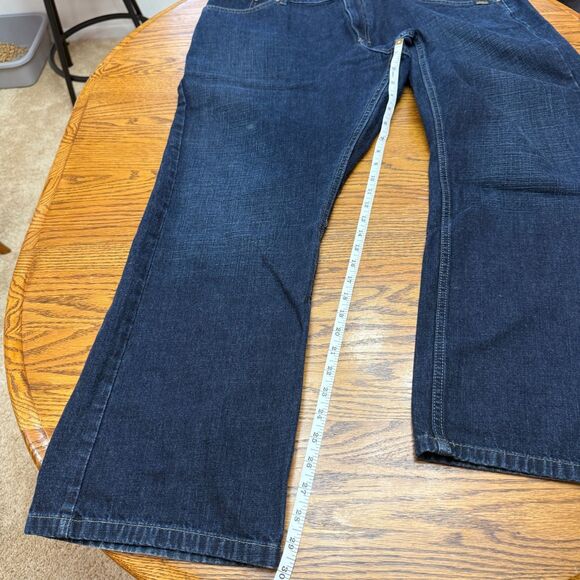 Lee Buddy Lee Lawton Dungarees Jeans Mens 40x30 Blue Distressed Vintage - Picture 11 of 12